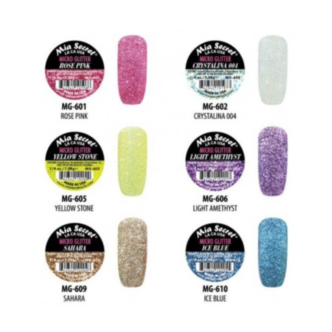 Micro Glitter 12 pcs MG-MIX-1