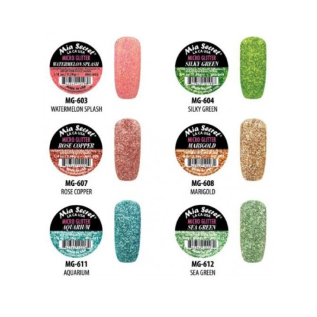 Micro Glitter 12 pcs MG-MIX-1