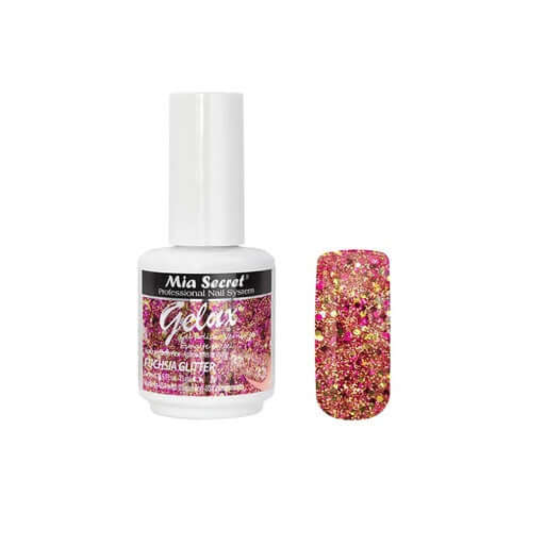 GP-146 Gelux Gel Polish Fuchsia Glitter