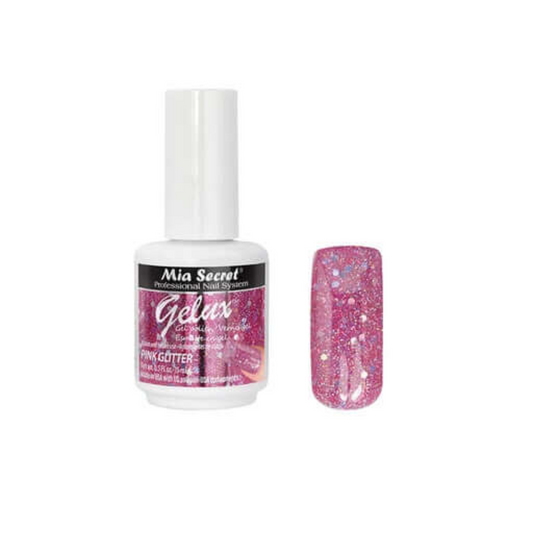 GP-148 Gelux Gel Polish Pink Glitter
