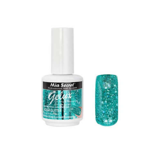 GP-152 Gelux Gel Polish Aqua Glitter