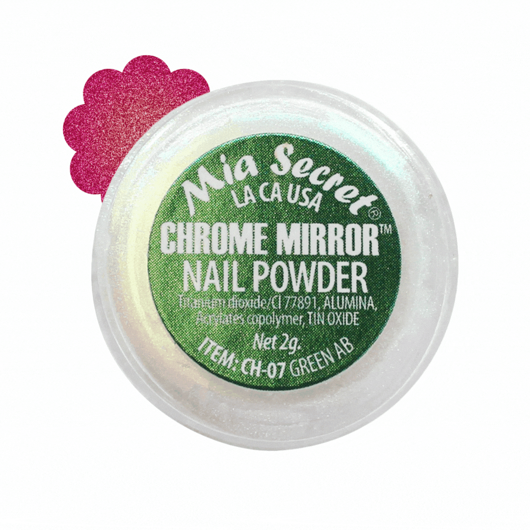 CH-07 CHROME MIRROR GREEN - Karla's Nails Supply