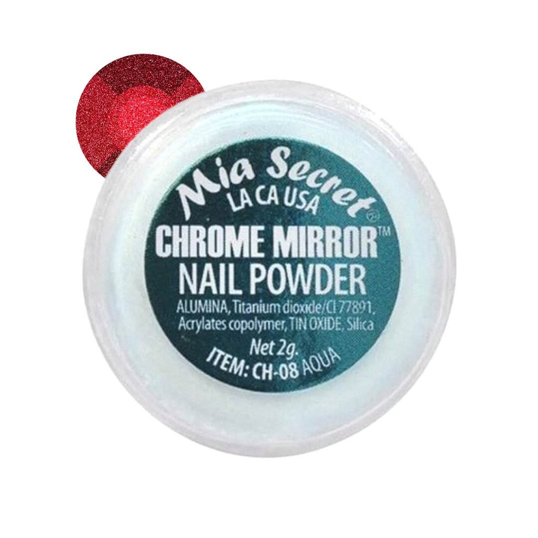 CH-08 CHROME MIRROR AQUA - Karla's Nails Supply