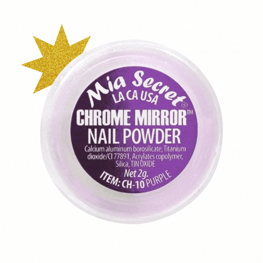 CH-10 CHROME MIRROR PURPLE - Karla's Nails Supply