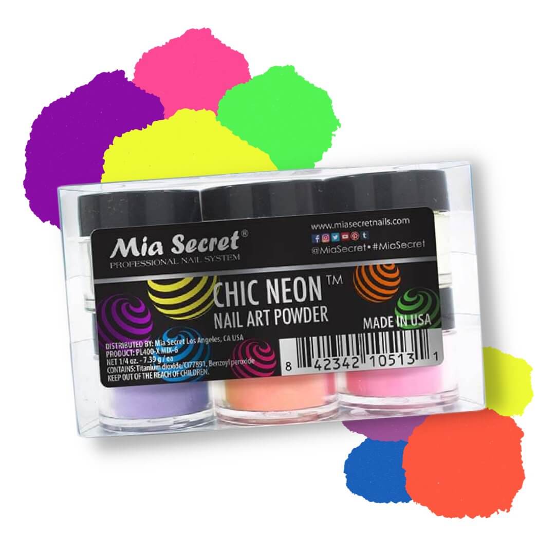 CHIC NEON NAIL ART POWDER - Karla's Nails Supply