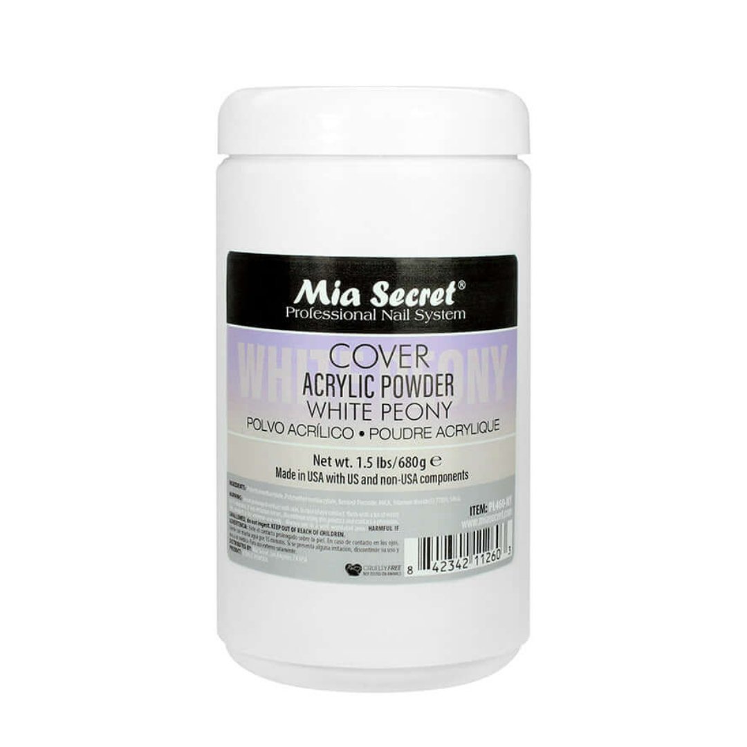 Cover White Peony Acrylic Powder - Karla's Nails Supply