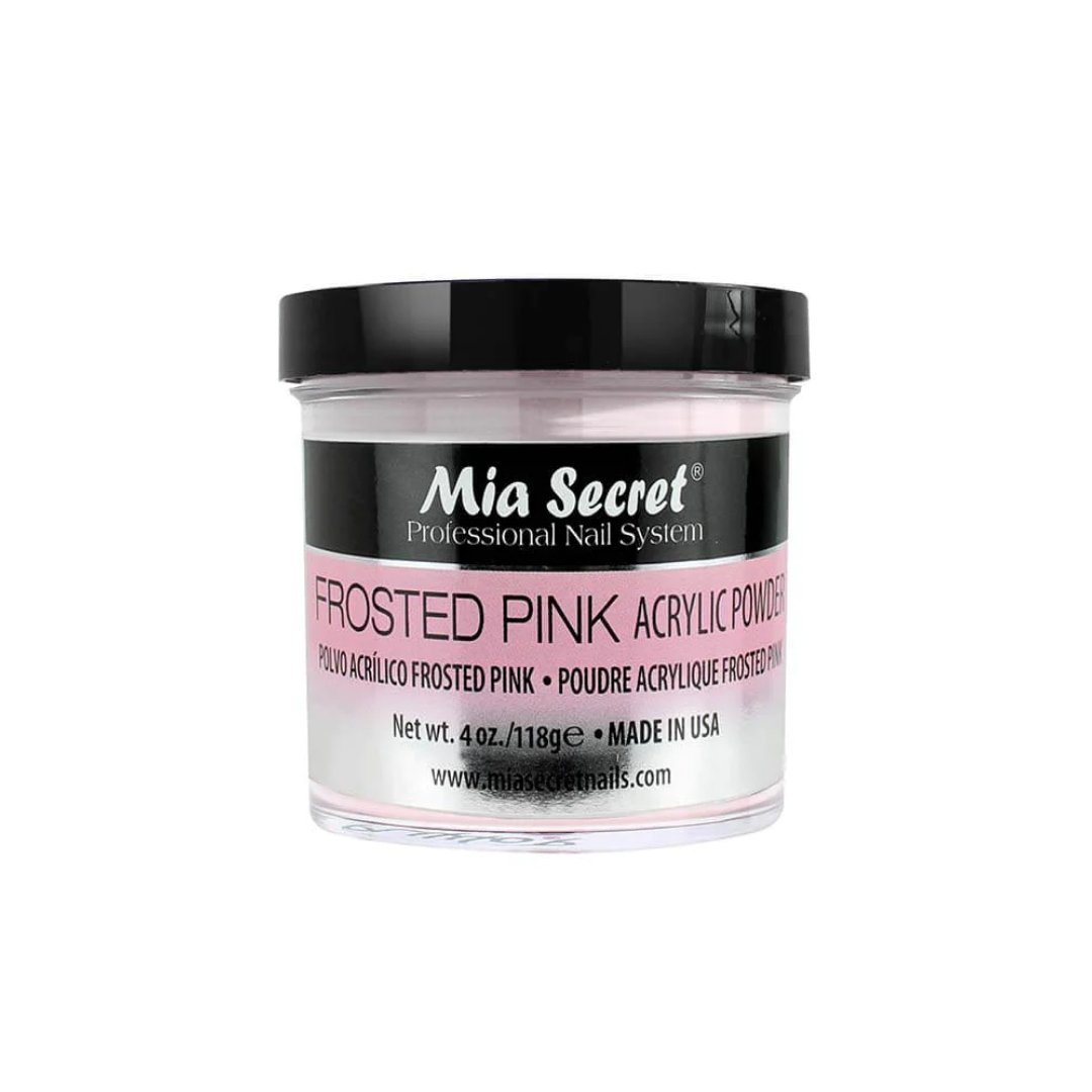 Frosted Pink Acrylic Powder - Karla's Nails Supply