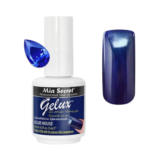 GP-92 GELUX TM GEL POLISH Mia Secret BLUE HOUSE - Karla's Nails Supply