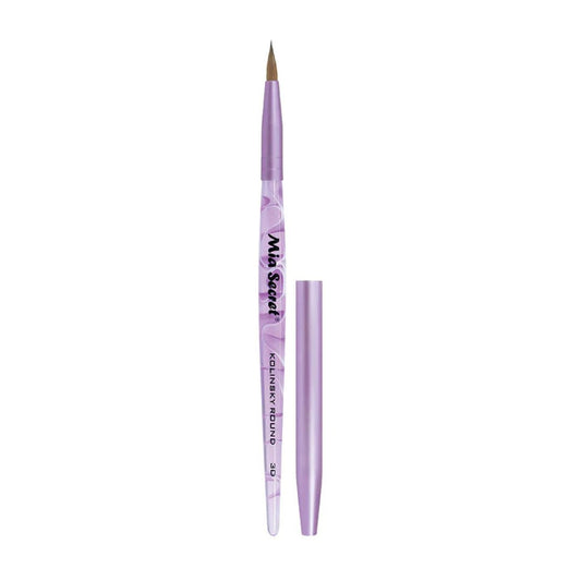 Kolinsky Nail Brushes KNB-ROUND-3D - Karla's Nails Supply