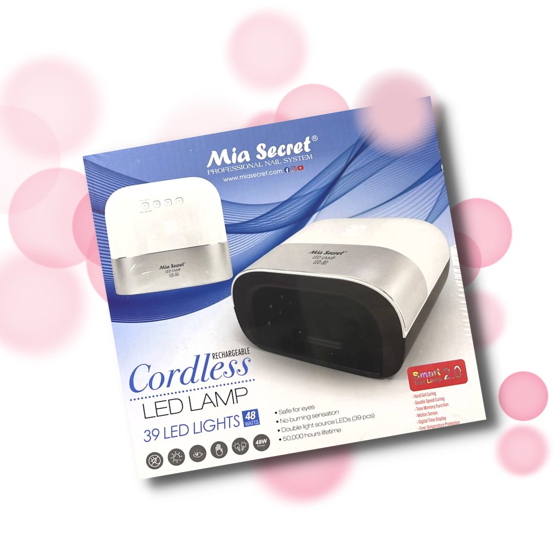 LED 80 Rechargeable Corderless Led Lamp 39 lights - Karla's Nails Supply