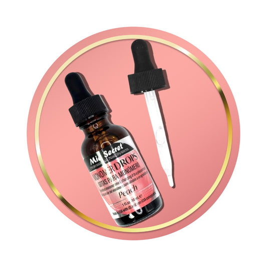 MD-510 MONOMER DROPS PEACH - Karla's Nails Supply