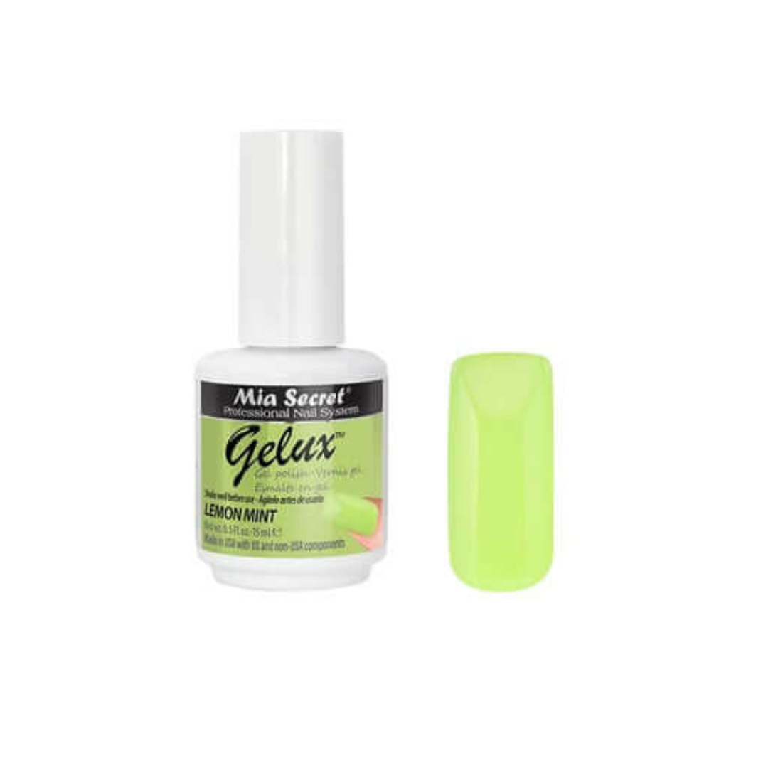 GP-128 Gelux Gel Polish Lemon Mint