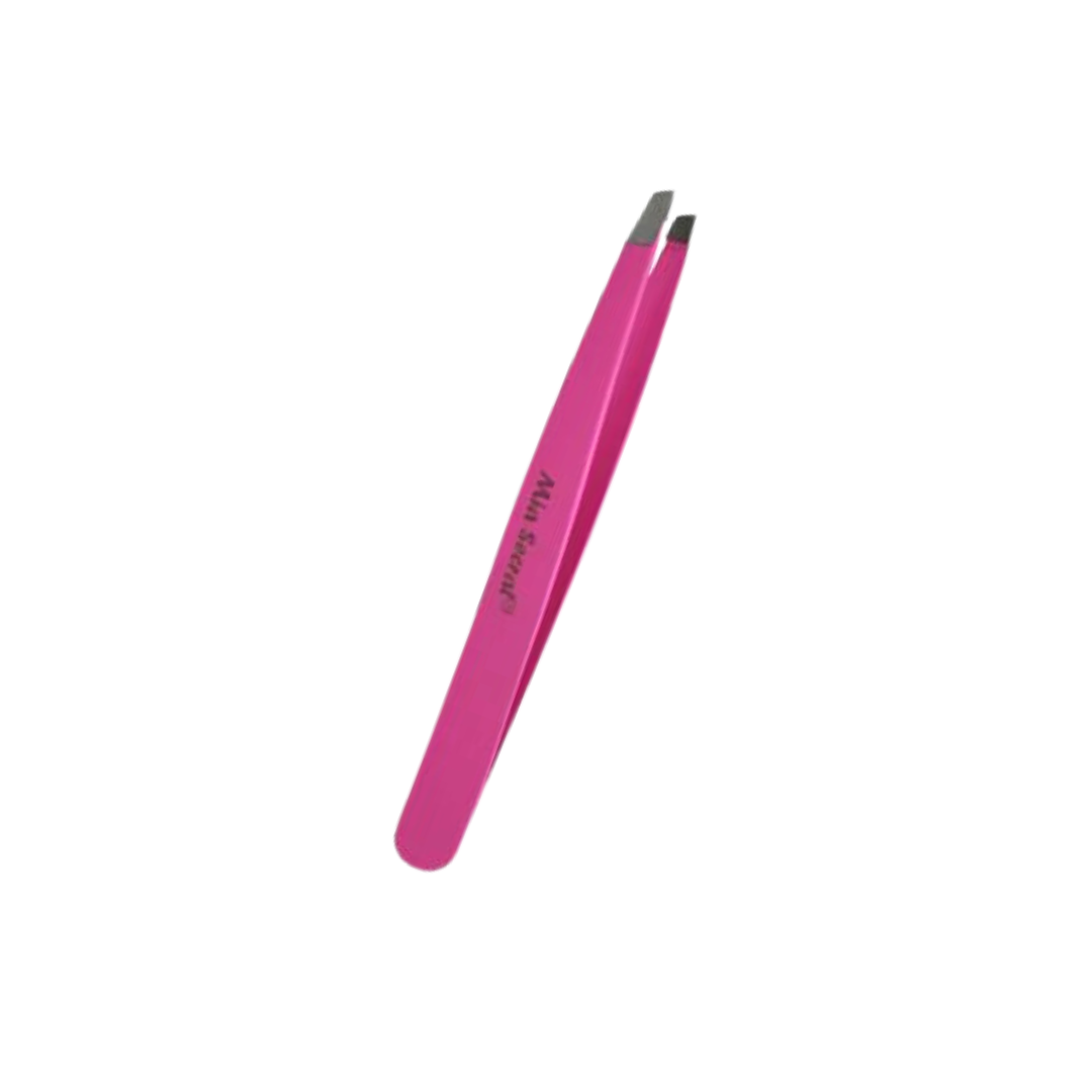 Slant Tweezers Pink TW-780