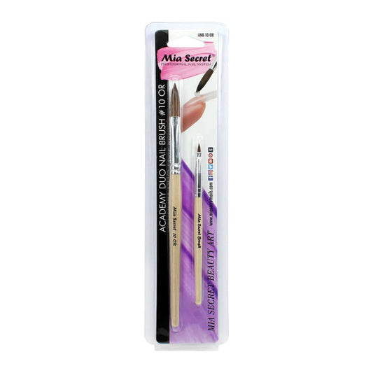 Academy Duo Nail Brushes ANB-10 OR DUO BRUSH 10 OR - Karla's Nails Supply