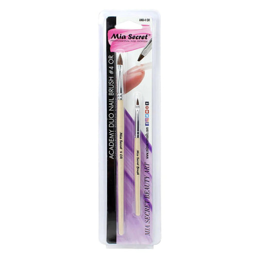 Academy Duo Nail Brushes ANB-4 OR DUO BRUSH 4 OR - Karla's Nails Supply