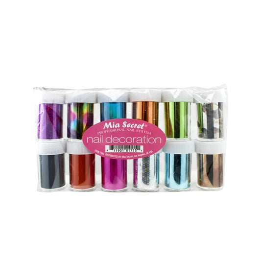 Foil Paper FOIL-P 12 pcs assorted set - Karla's Nails Supply