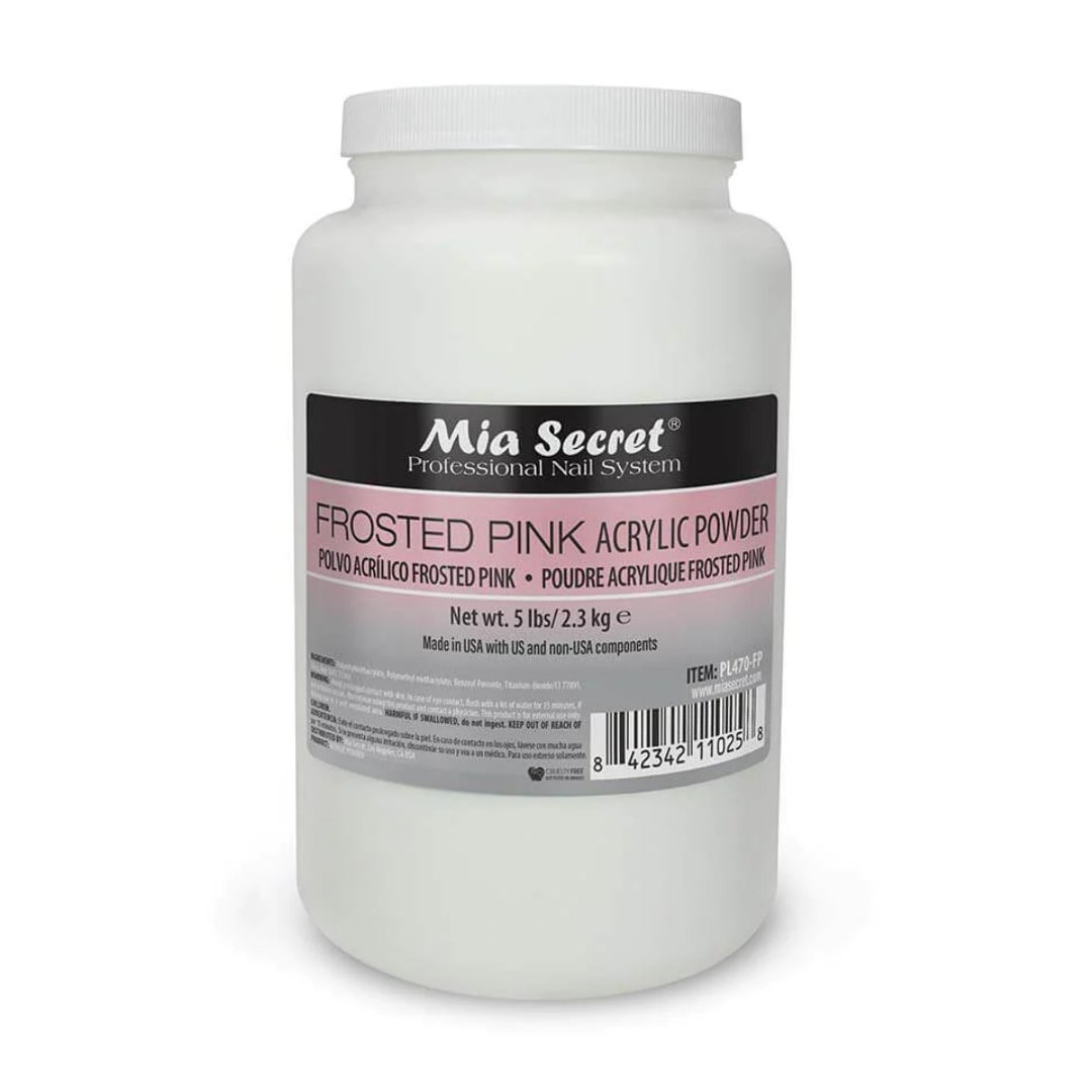 Frosted Pink Acrylic Powder - Karla's Nails Supply