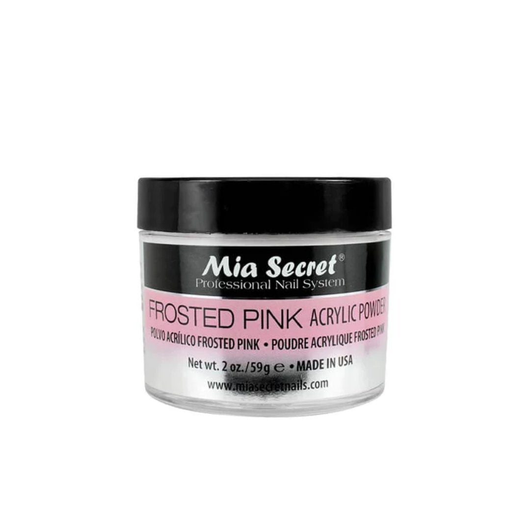 Frosted Pink Acrylic Powder - Karla's Nails Supply
