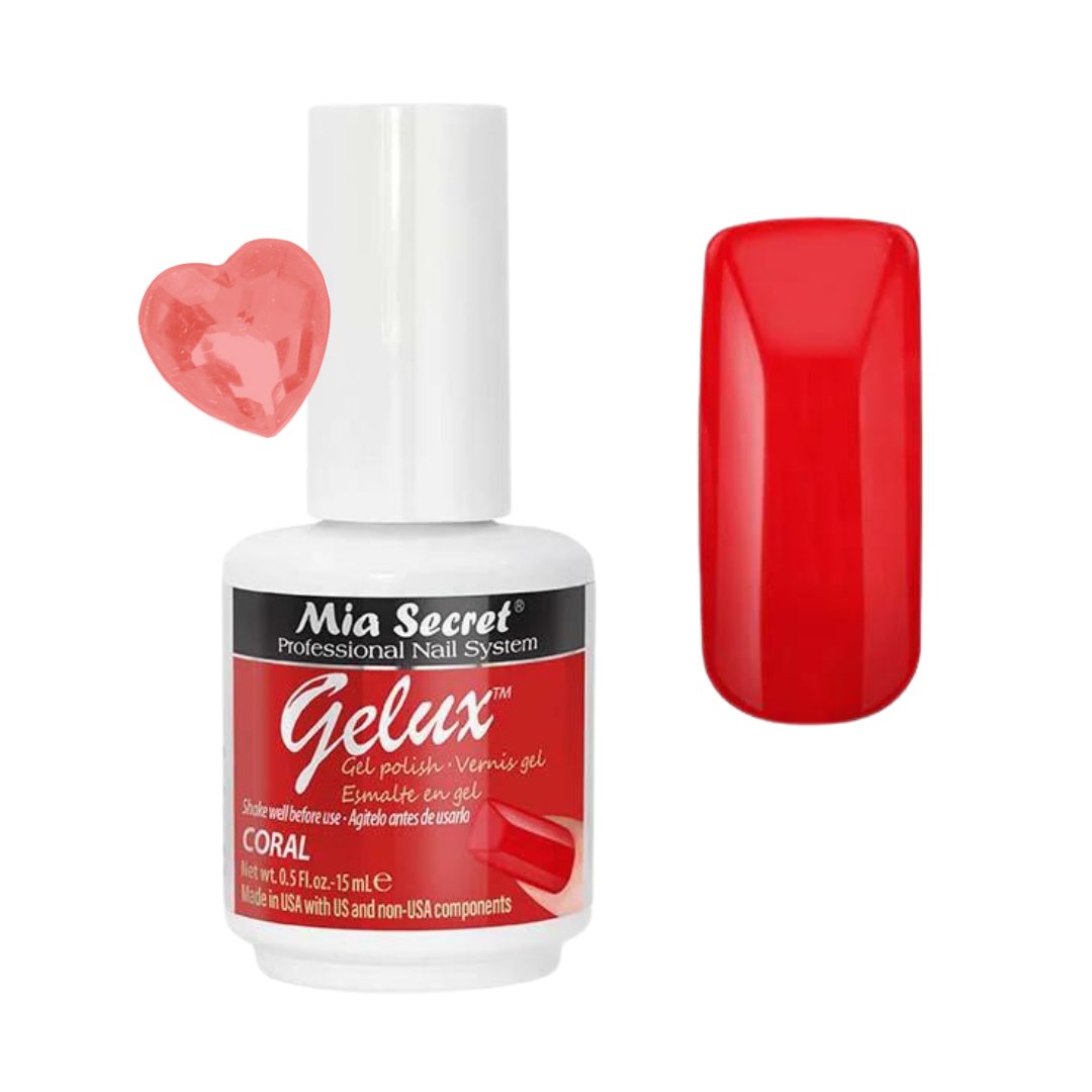 GP-10 GELUX TM GEL POLISH Mia Secret CORAL - Karla's Nails Supply