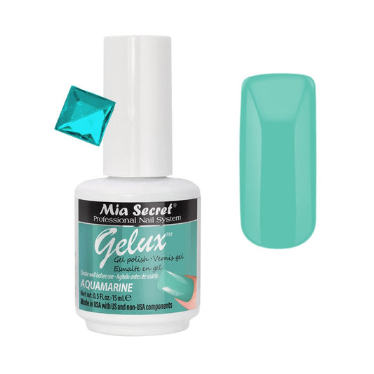 GP-14 GELUX TM GEL POLISH Mia Secret AQUAMARINE - Karla's Nails Supply